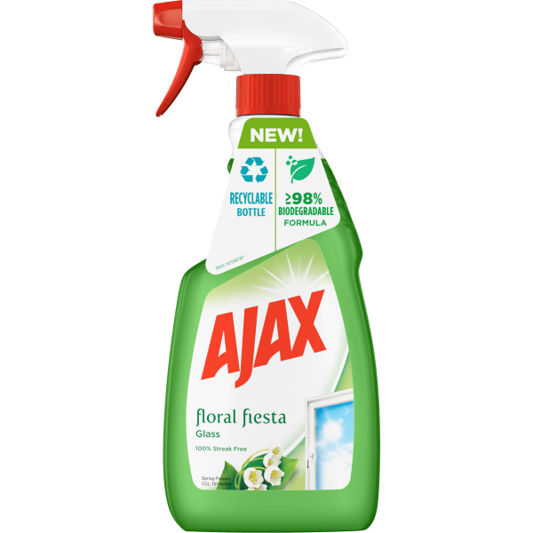 ajax floral fiesta Ajax soluție geam Floral Fiesta, 500 ml, curățare rapidă pentru sticlă, fără urme, cu parfum floral delicat