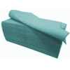 Șervețele pliate tip „V”, 1 strat, celuloză reciclată, verde, 25×21,5 cm, 250 buc/pachet