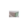 Șervețele pliate tip „V”, 1 strat, celuloză reciclată, verde, 25×21,5 cm, 250 buc/pachet