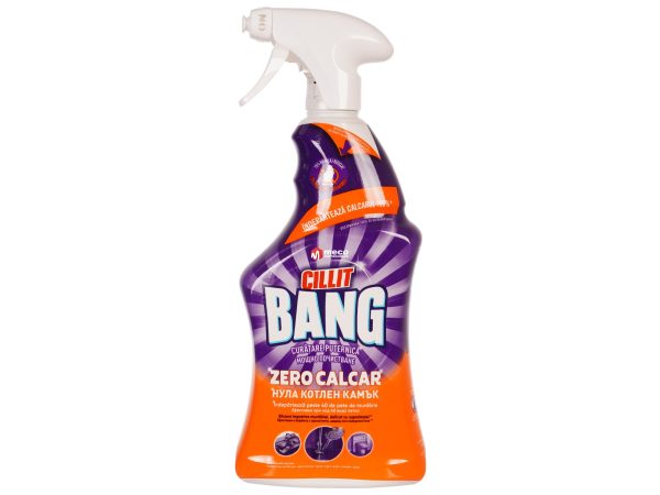 Cillit Bang Power Cleaner, 750 ml, îndepărtează calcarul, murdăria, urmele de săpun, grăsimea și rugina, ideal pentru băi, dușuri și suprafețe ceramice