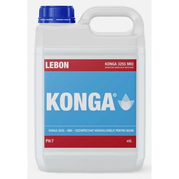 Konga 3255 Mio – Dezinfectant hidroalcoolic pentru mâini, acțiune rapidă, virucid, bactericid, fără clătire, cu glicerină