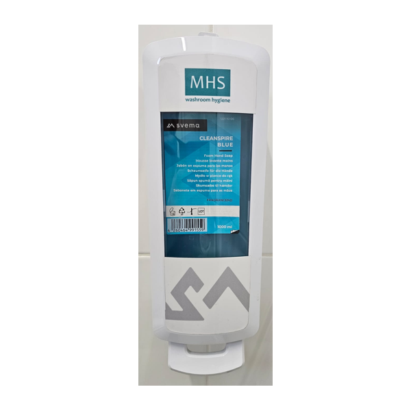 Dispenser săpun spumă Svema DENALI-M 1250 ml – ABS alb, sistem cu cheie, capacitate mare