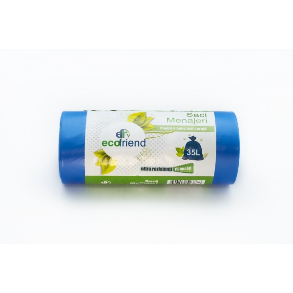 Ecofriend - Saci menaj 35 l albastru