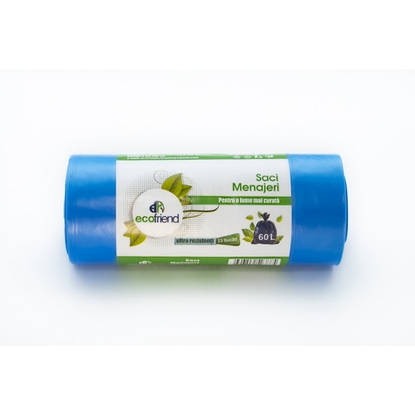 Ecofriend - Saci menaj 60 l albastru