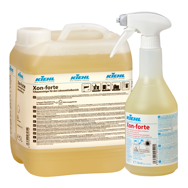 Kiehl Xon‑forte – Detergent spumant alcalin pentru domeniul alimentar, degresare intensivă