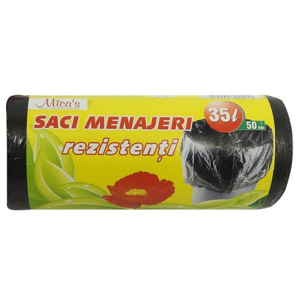 Micas - Saci menajeri LDPE 35 L
