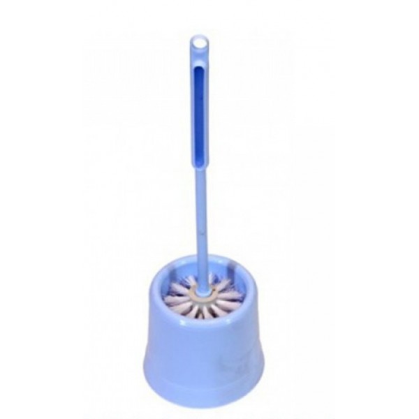 Perie WC din plastic – cu suport pentru pardoseală
