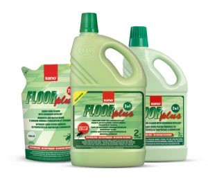Sano Floor Plus, detergent pardoseli 2 L, parfum puternic cu efect de alungare a gândacilor