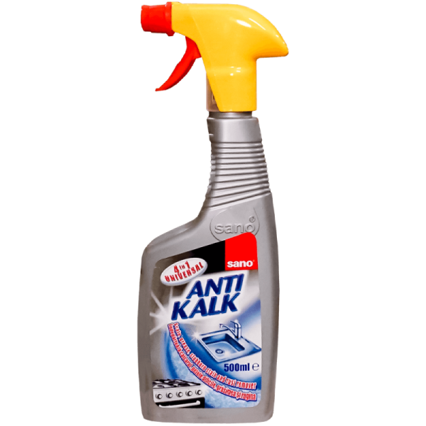 Sano Anti Kalk 4in1, 500 ml, soluție anticalcar pentru baie și bucătărie