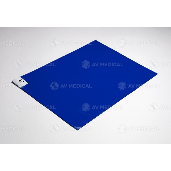 AV Medical Covoraș de decontaminare antibacterian – Adeziv stratificat, extra‑lipicios, ESD, pentru săli de operație, laboratoare și UTI