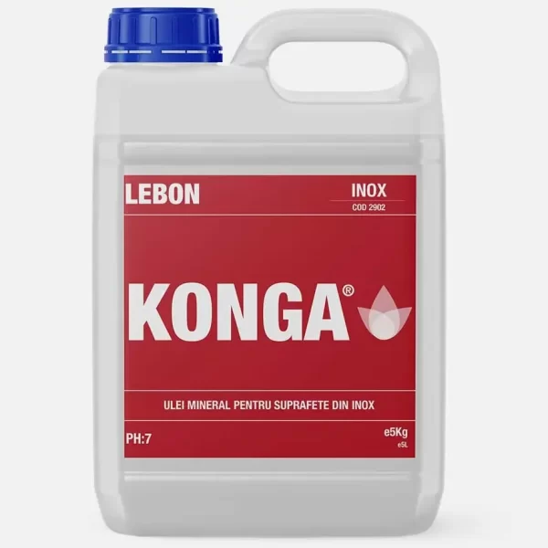 Konga Inox 2902 – Soluție Profesională pentru Curățarea și Protejarea Suprafețelor din Inox, 5L